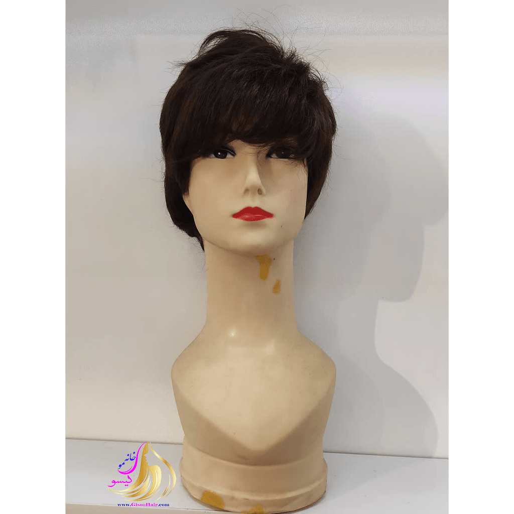 پوستیژ ساده موی کوتاه مردانه قهوه ای 28 سانت پوستیژ ساده موی کوتاه مردانه قهوه ای 28 سانت