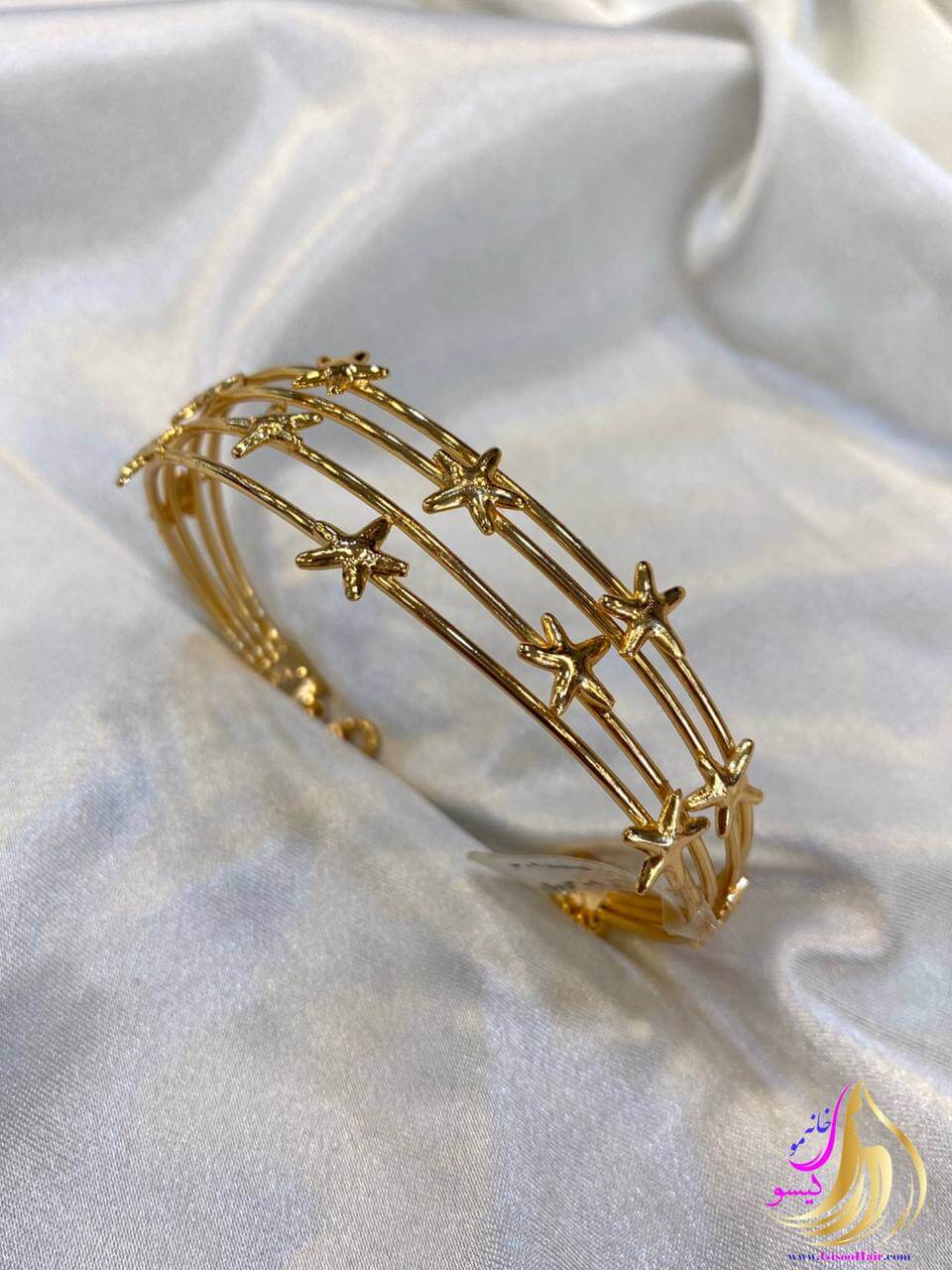 دستبند النگویی طرح ستاره برند ژوپینگ دستبند النگویی طرح ستاره برند ژوپینگ