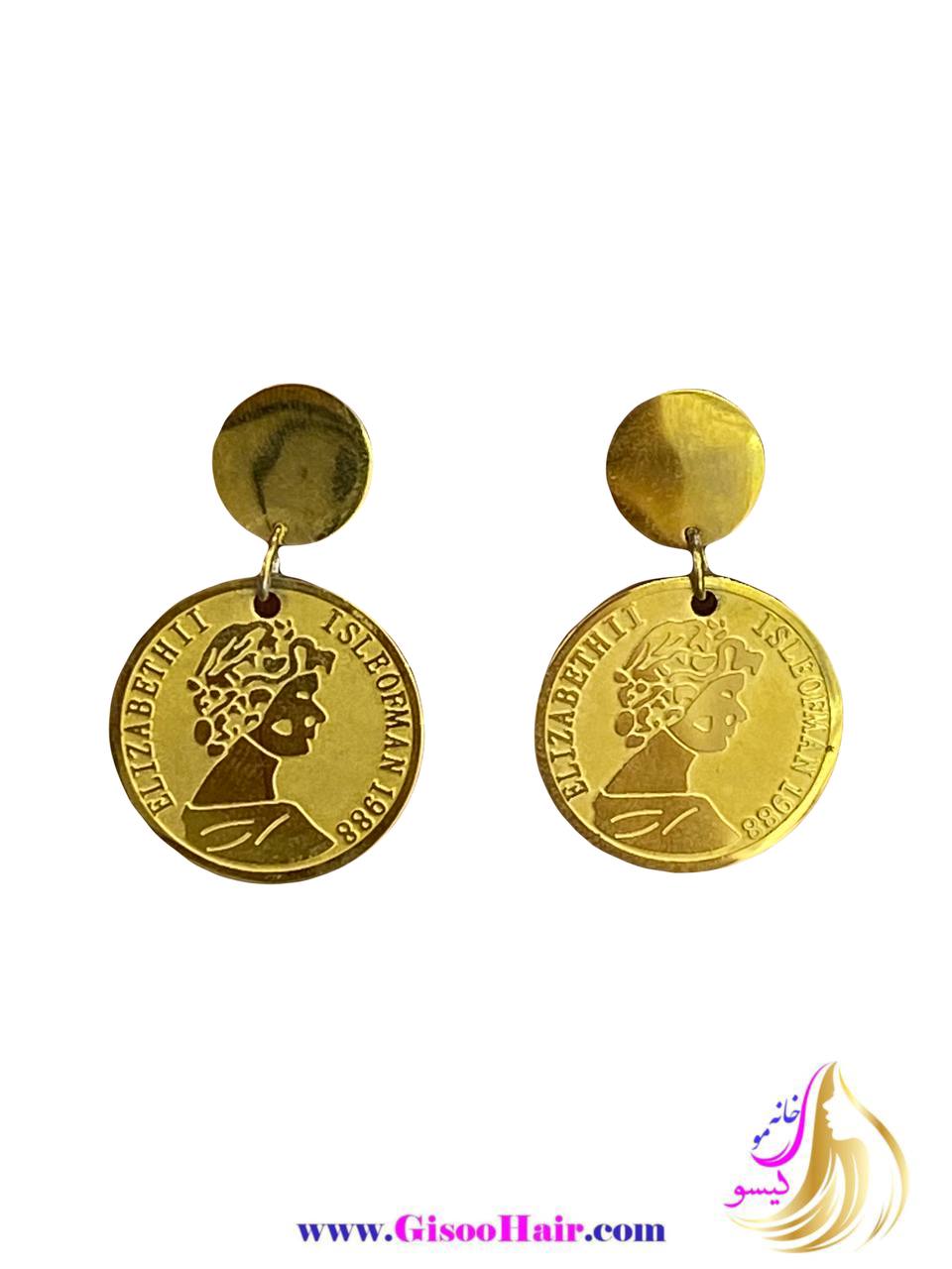 گوشواره میخی ژوپینگ مدل الیزابت گوشواره میخی ژوپینگ مدل الیزابت