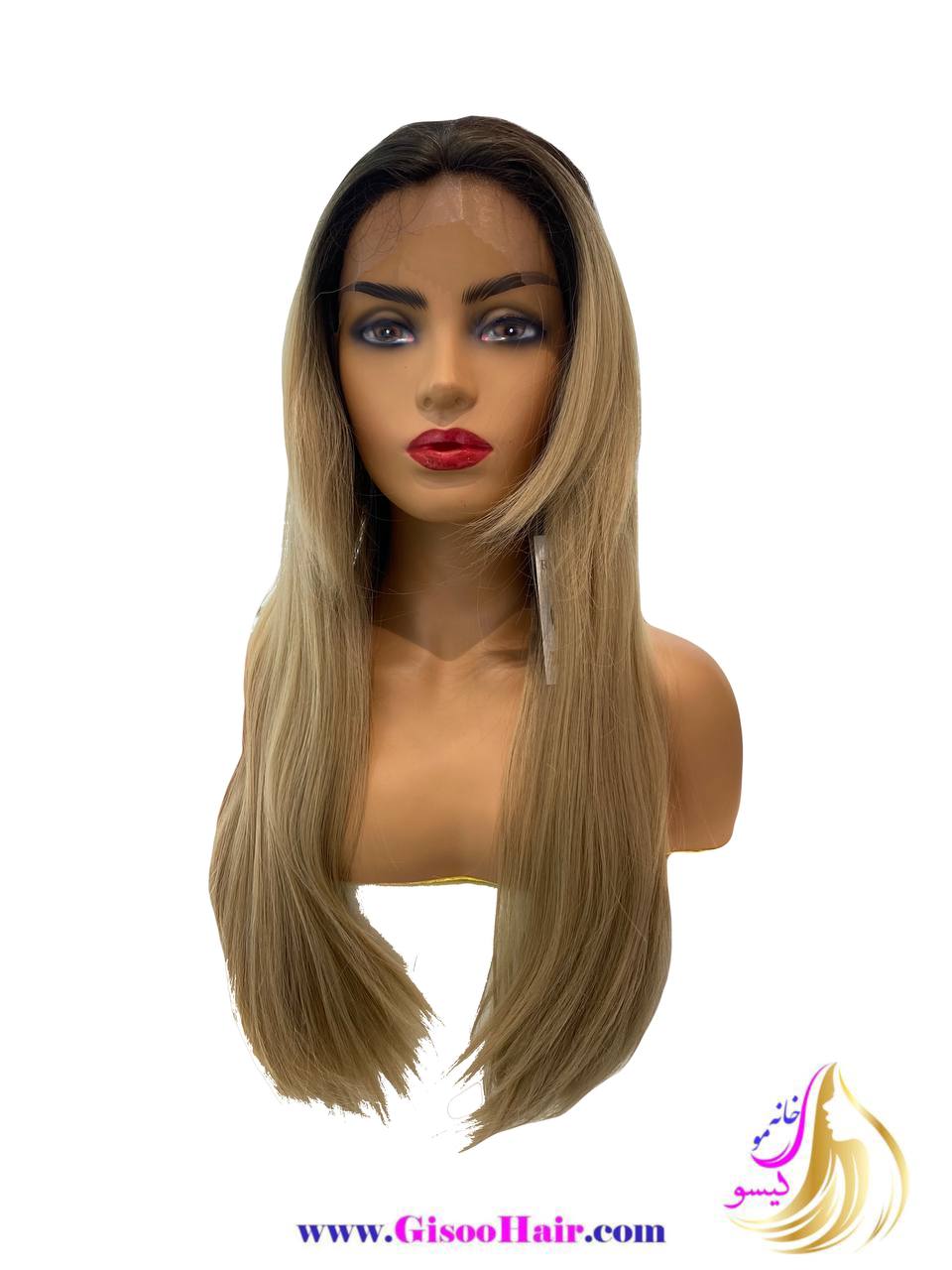 کلاه گیس توردار بلند لخت تنباکویی کد 6TT16 کلاه گیس توردار بلند لخت تنباکویی کد 6TT16