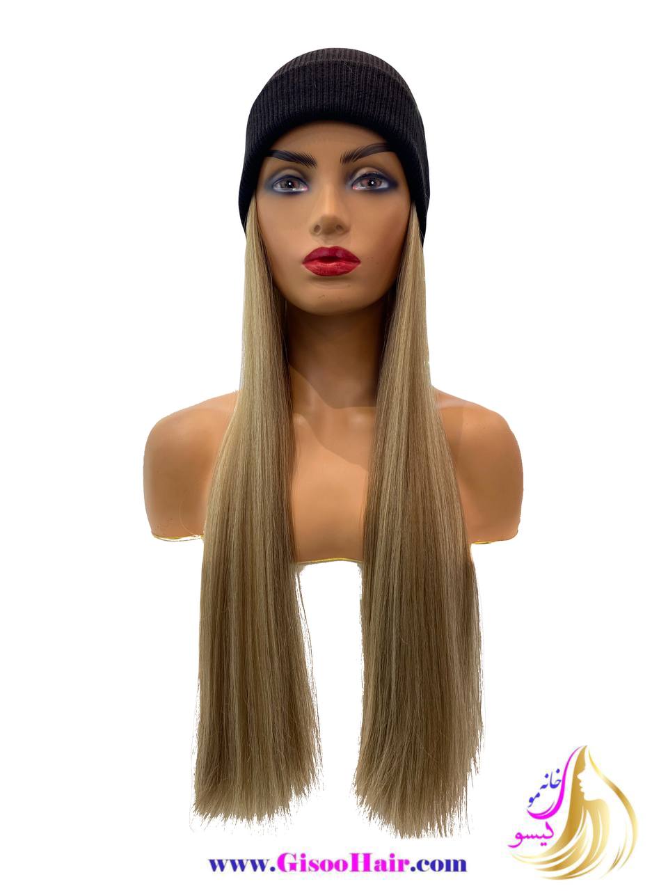 کلاه مویی بافت مش بلوند روشن کلاه مویی بافت مش بلوند روشن