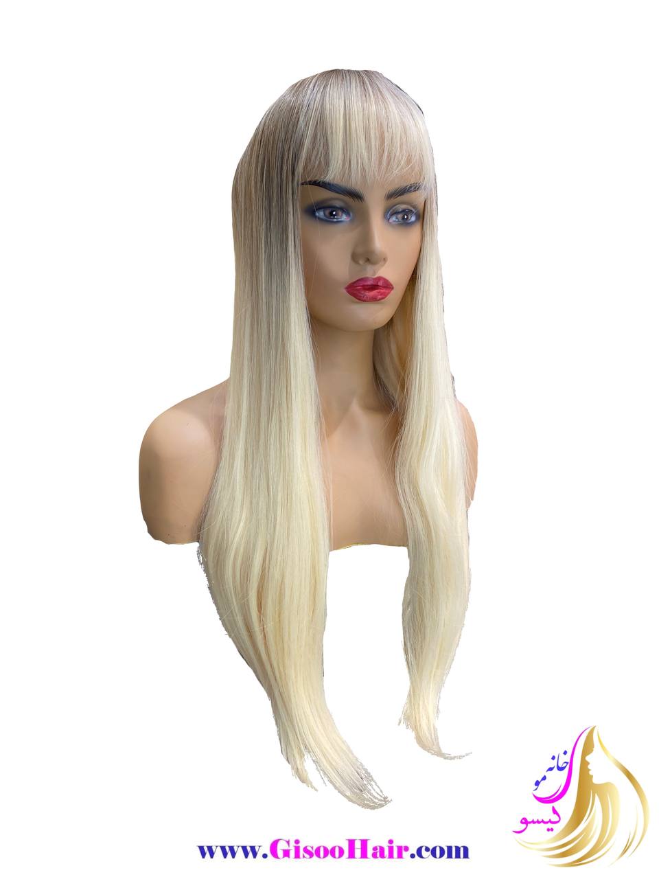 کلاه گیس (پوستیژ) بلند رنگ بلوند روشن زنانه کلاه گیس (پوستیژ) بلند رنگ بلوند روشن زنانه