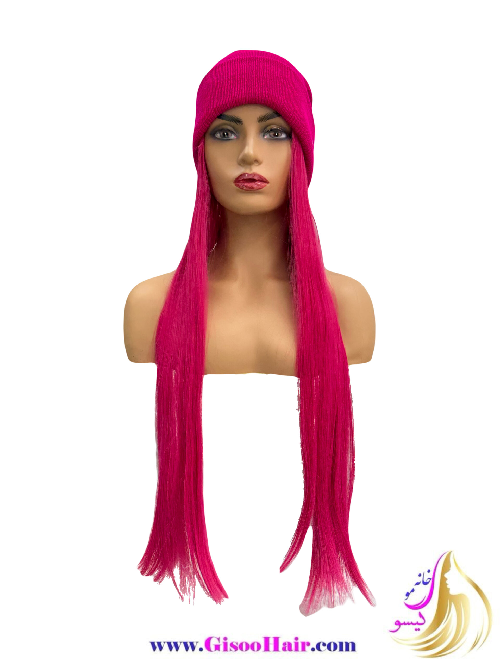 MagicEraser_250929_155509 کلاه مویی بافت سرخابی بلند