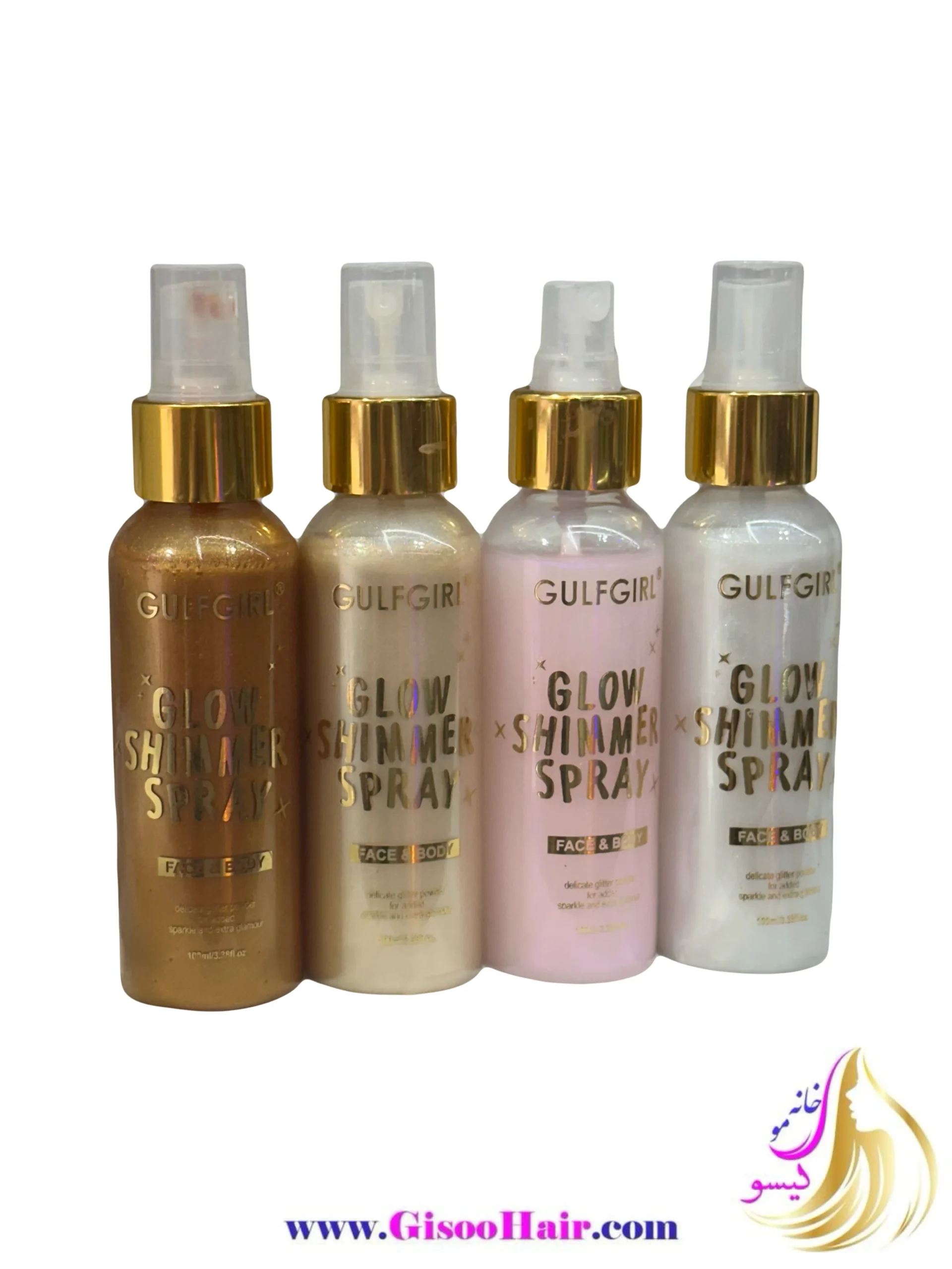 اسپری شیمر شاین صورت و بدن GULF GIRL اسپری شیمر شاین صورت و بدن GULF GIRL